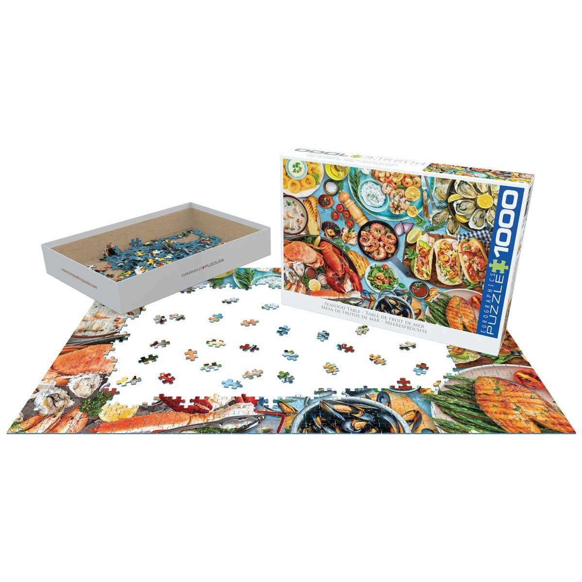 Seafood Table 1000 Piece Jigsaw Puzzle Eurographics