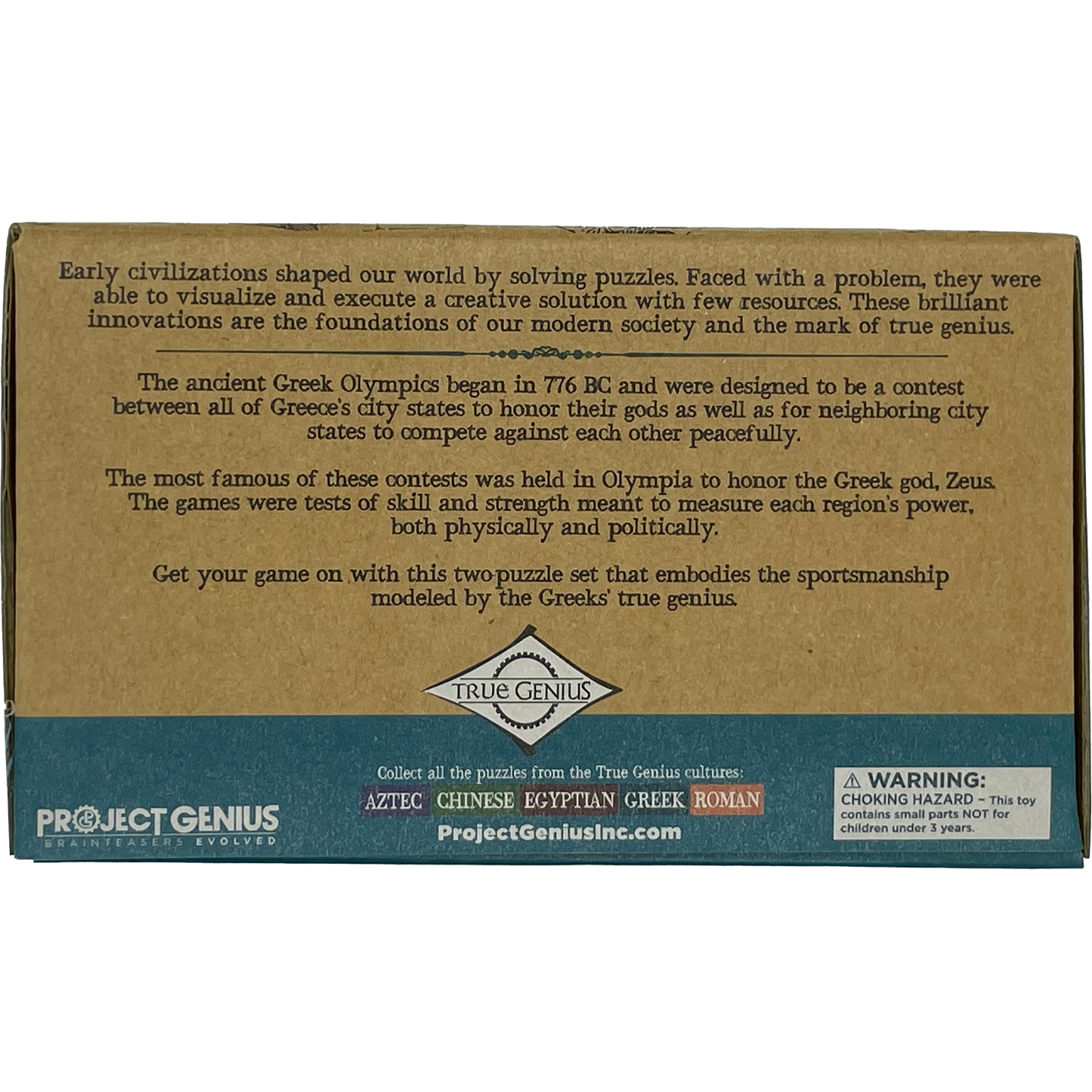 Shotput & Discus Brainteaser Puzzle True Genius