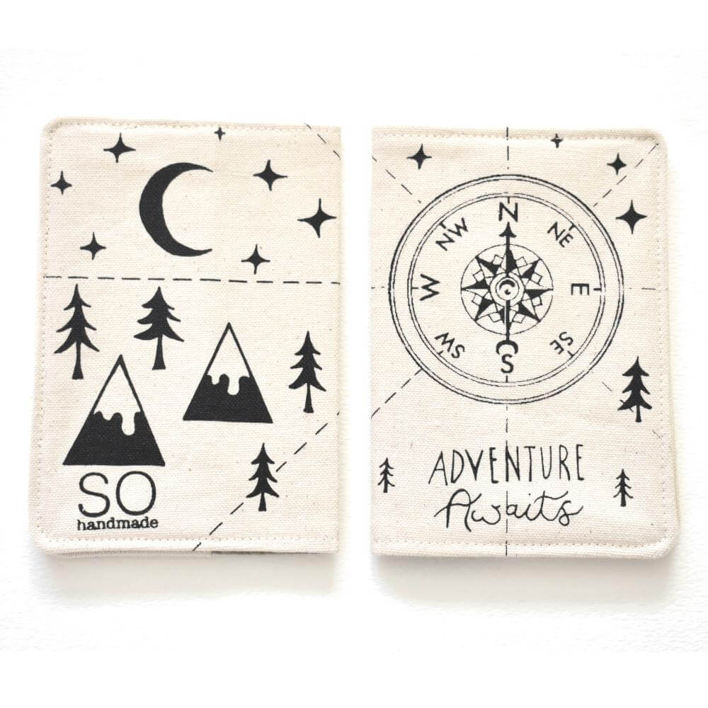 Passport Holder: "The perfect gift for an adventure lover!" - Chickadees Wooden Toys