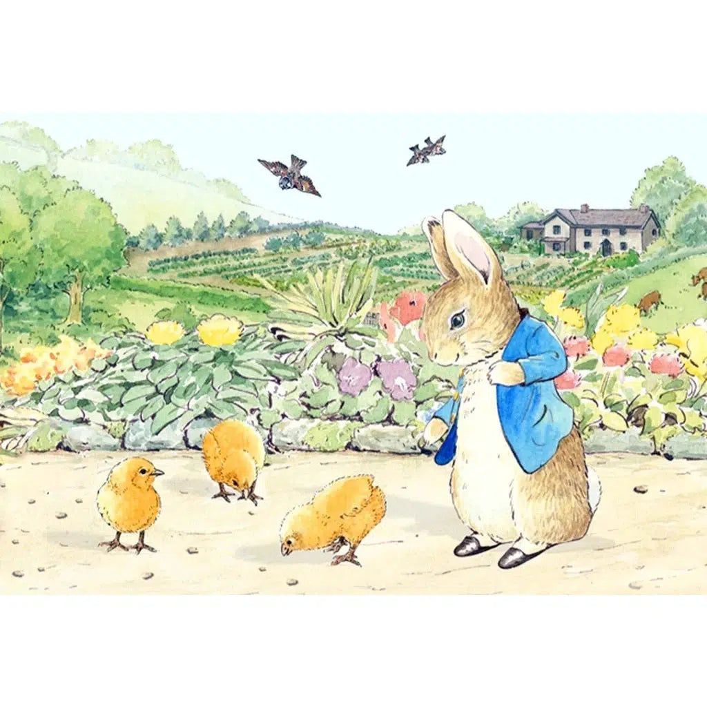 Spring Chicks Peter Rabbit 20 Piece Mini Jigsaw Puzzle NYPC - Chickadees Wooden Toys