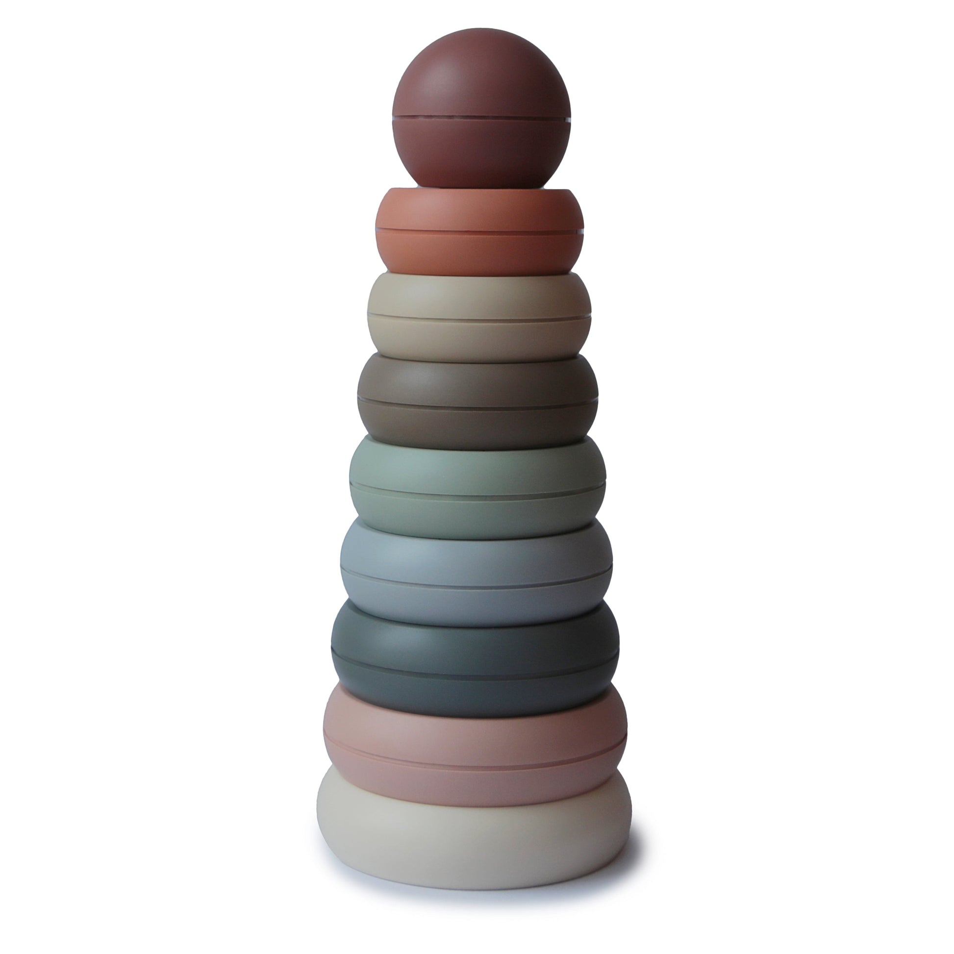Stacking Rings Toy - Chickadees Wooden Toys