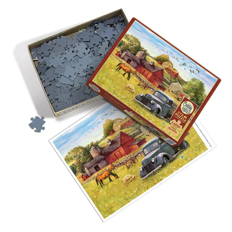 Summer Afternoon on the Farm 275 Large Piece Jigsaw Puzzle Cobble Hill