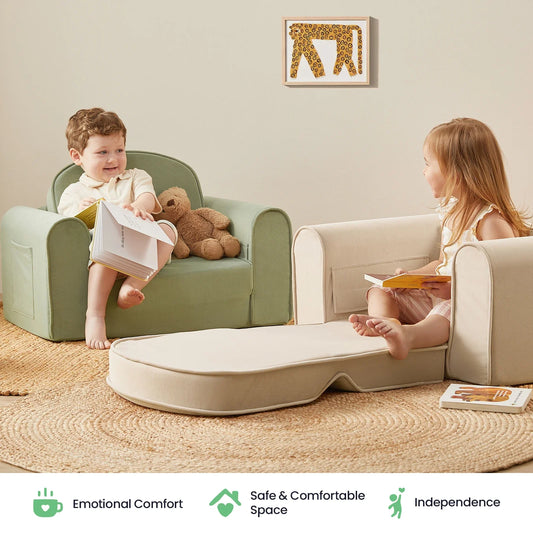 Tiny Land® GentleSnug Kid Chair - Chickadees Wooden Toys