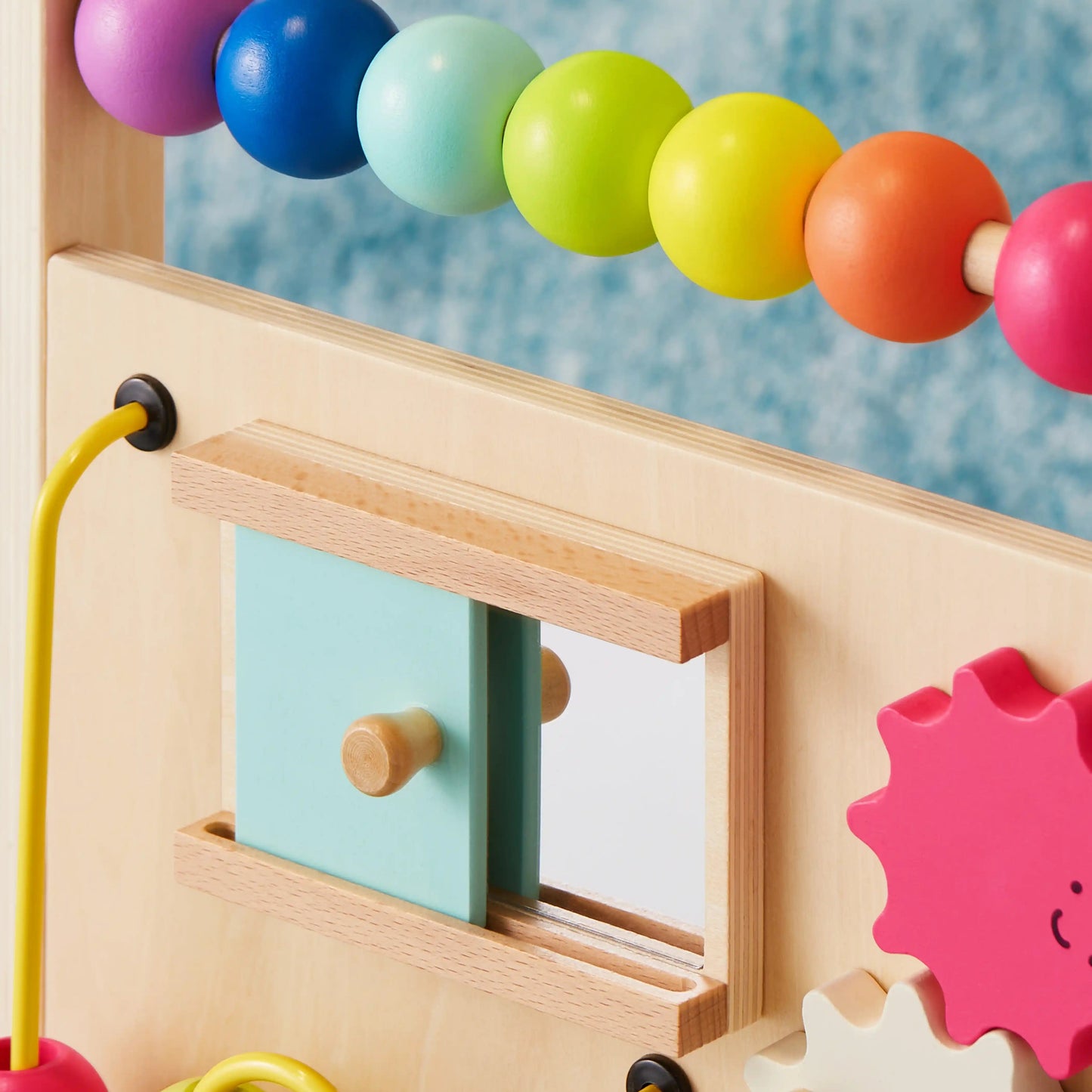 Tiny Land® Premium Natural Wooden Activity Walker - Chickadees Wooden Toys