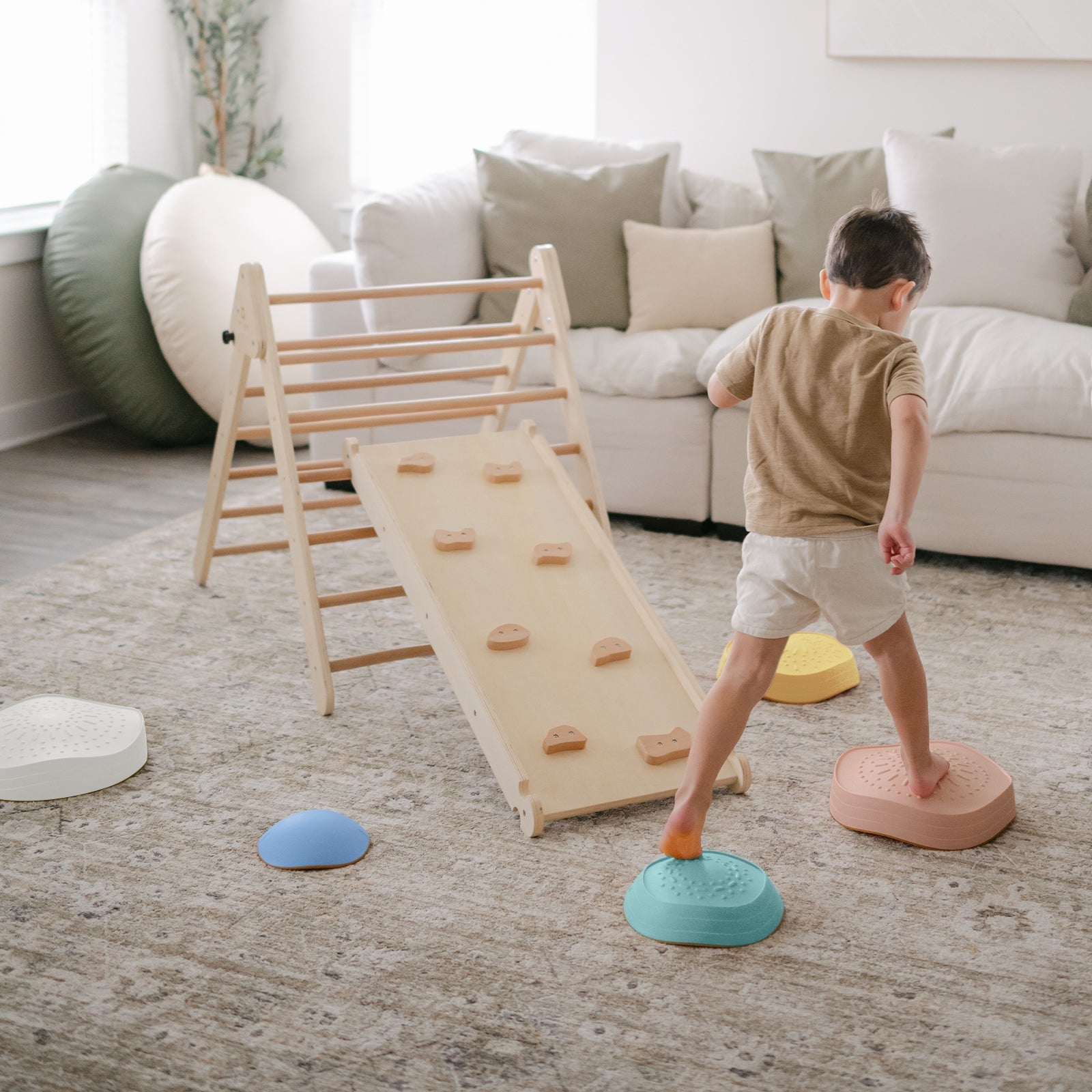 Tiny Land® Stepping Stones - Beach Vacation - Chickadees Wooden Toys