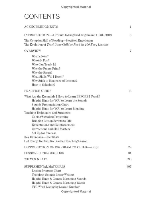 Teach Your Child to Read in 100 Easy Lessons: Revised and Updated Second Edition (Spiral Bound) - Chickadees Wooden Toys