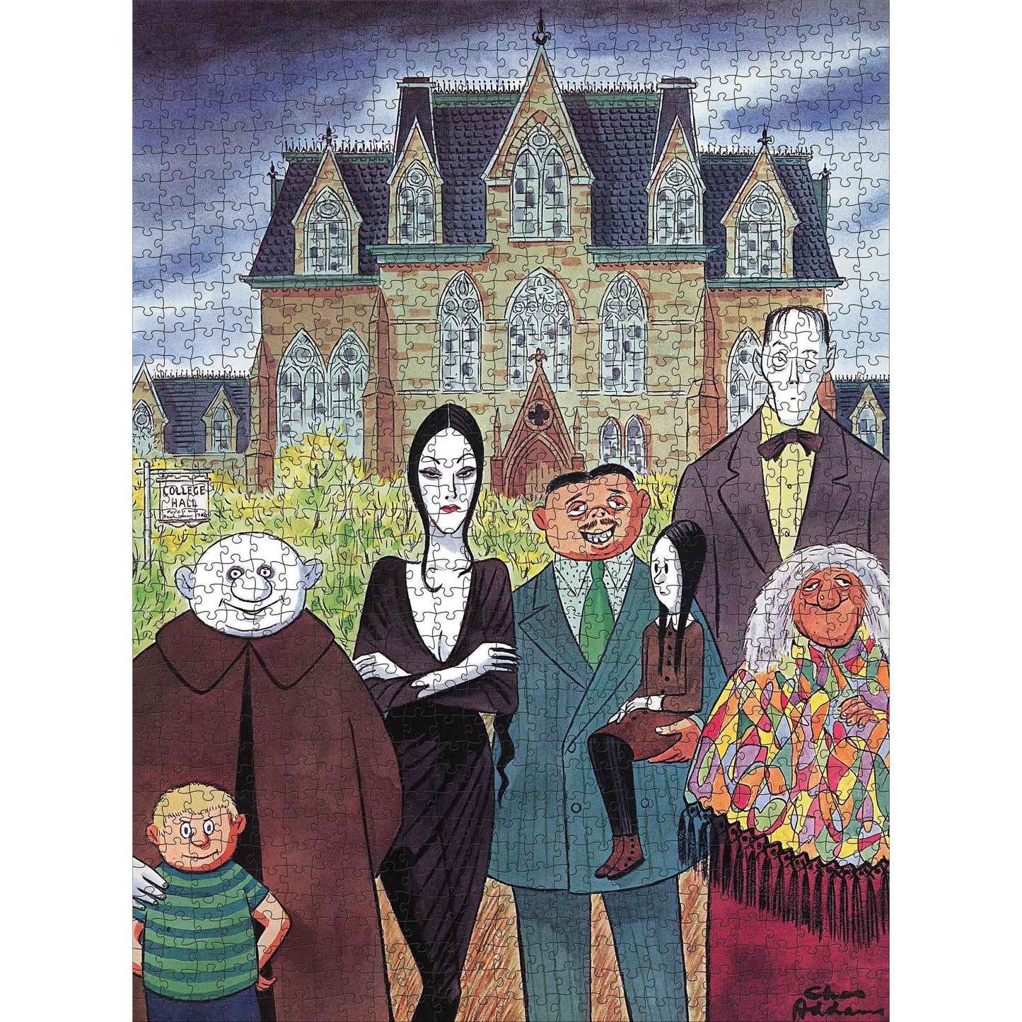 The Addams Family 1000 Piece Jigsaw Puzzle Pomegranate