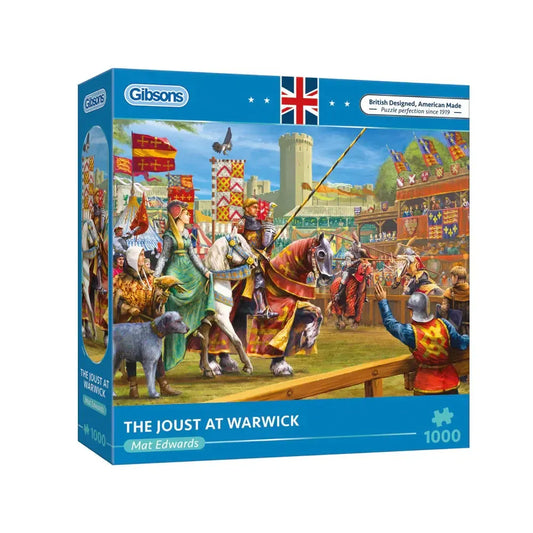 The Joust at Warwick 1000 Piece Jigsaw Puzzle Gibsons
