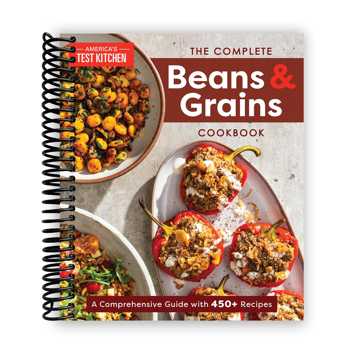 The Complete Beans and Grains Cookbook: A Comprehensive Guide with 450+ Recipes (Spiral Bound) - Chickadees Wooden Toys