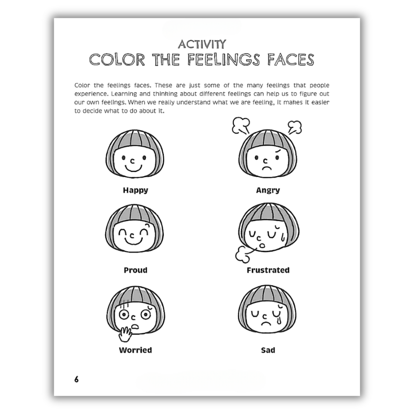 The Self-Regulation Workbook for Kids: CBT Exercises and Coping Strategies to Help Children Handle Anxiety, Stress, and Other Strong Emotions (Spiral Bound) - Chickadees Wooden Toys