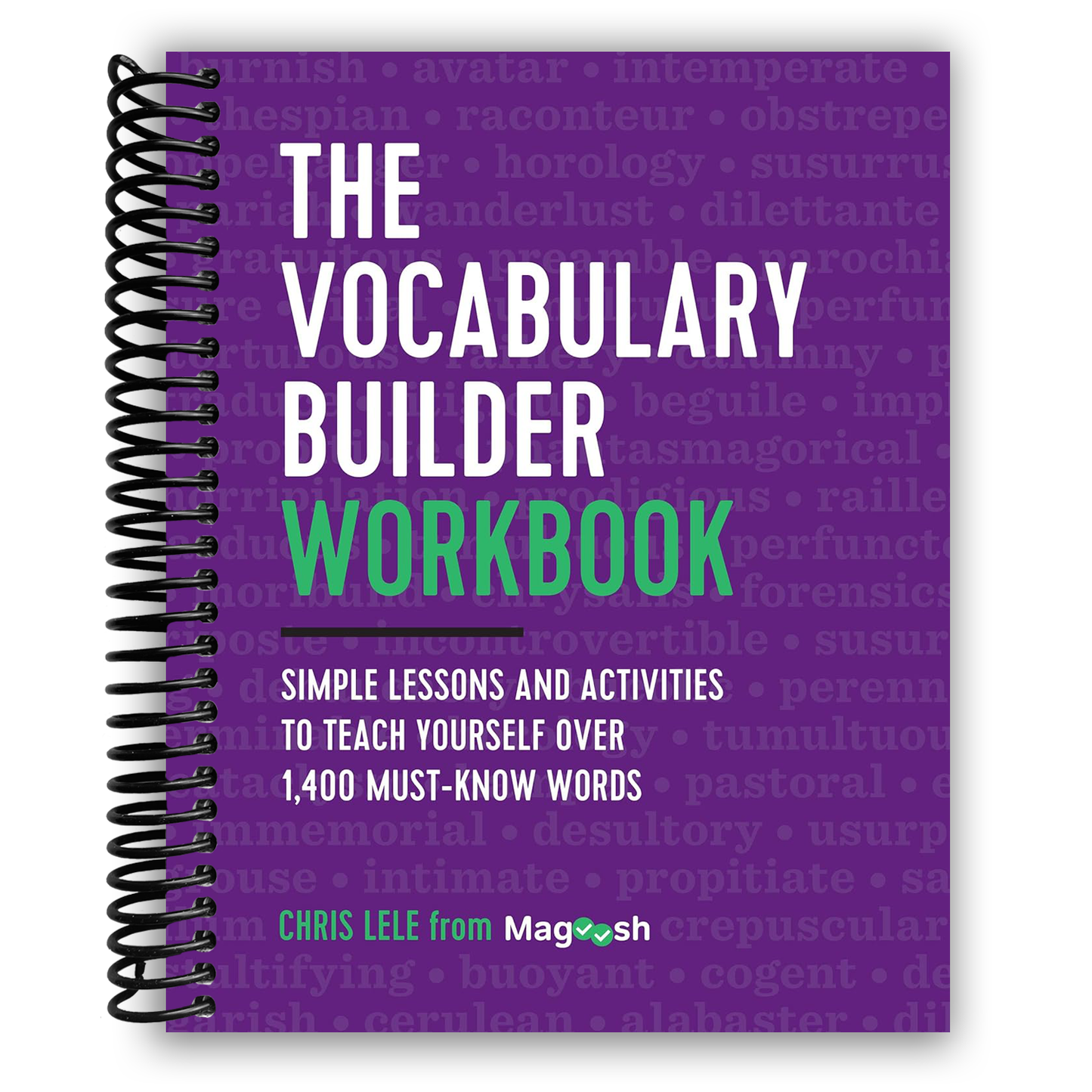 The Vocabulary Builder Workbook (Spiral Bound) - Chickadees Wooden Toys