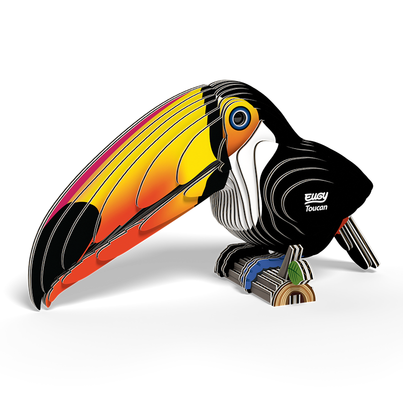 Toucan 3D Cardboard Model Kit Eugy