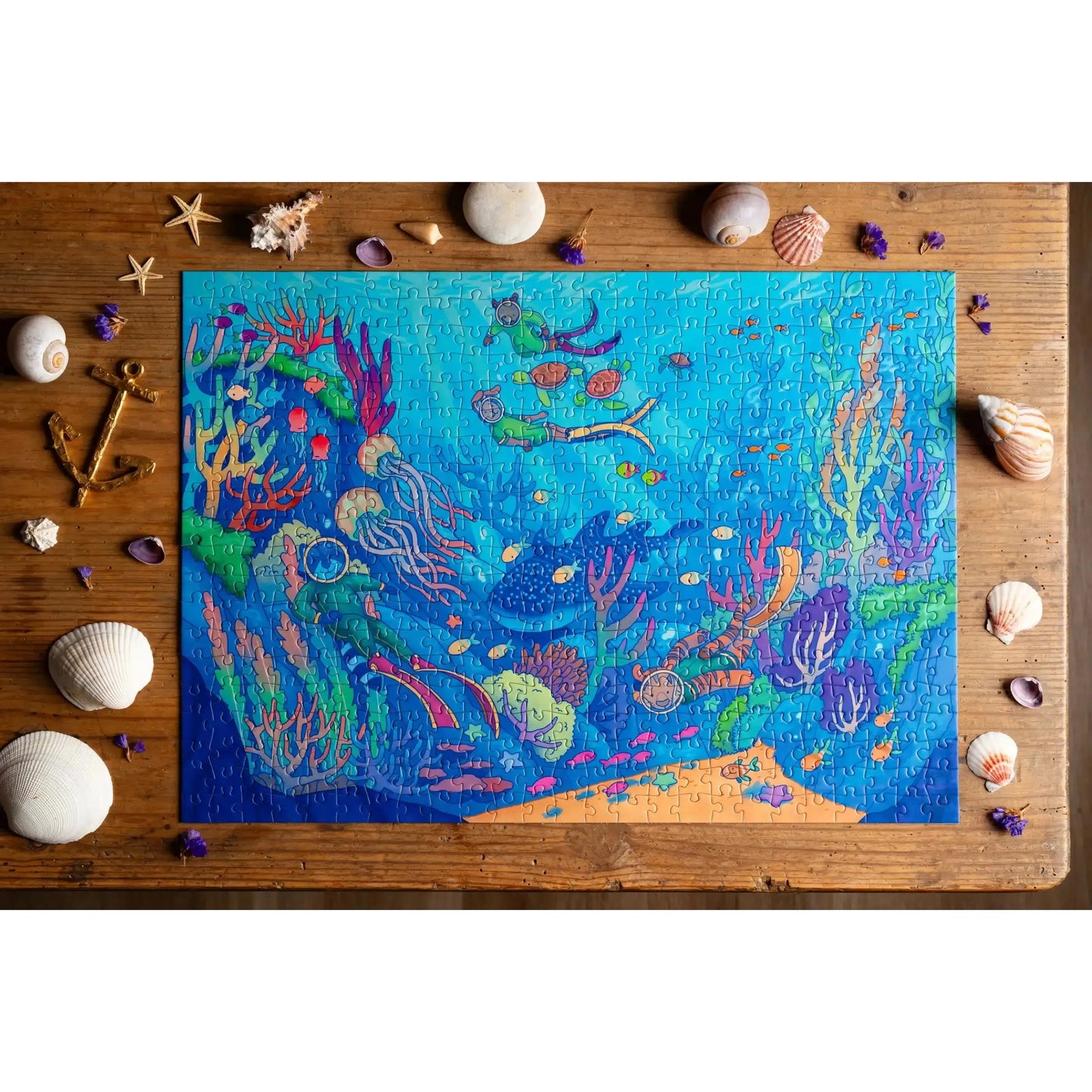Underwater Exploration 500 Piece Premium Jigsaw Puzzle Trevell