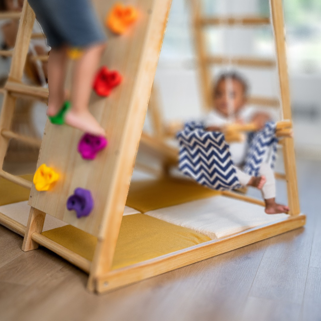 Large Indoor Playset Mat – Compatible with Magnolia & Chestnut Climbers - Chickadees Wooden Toys