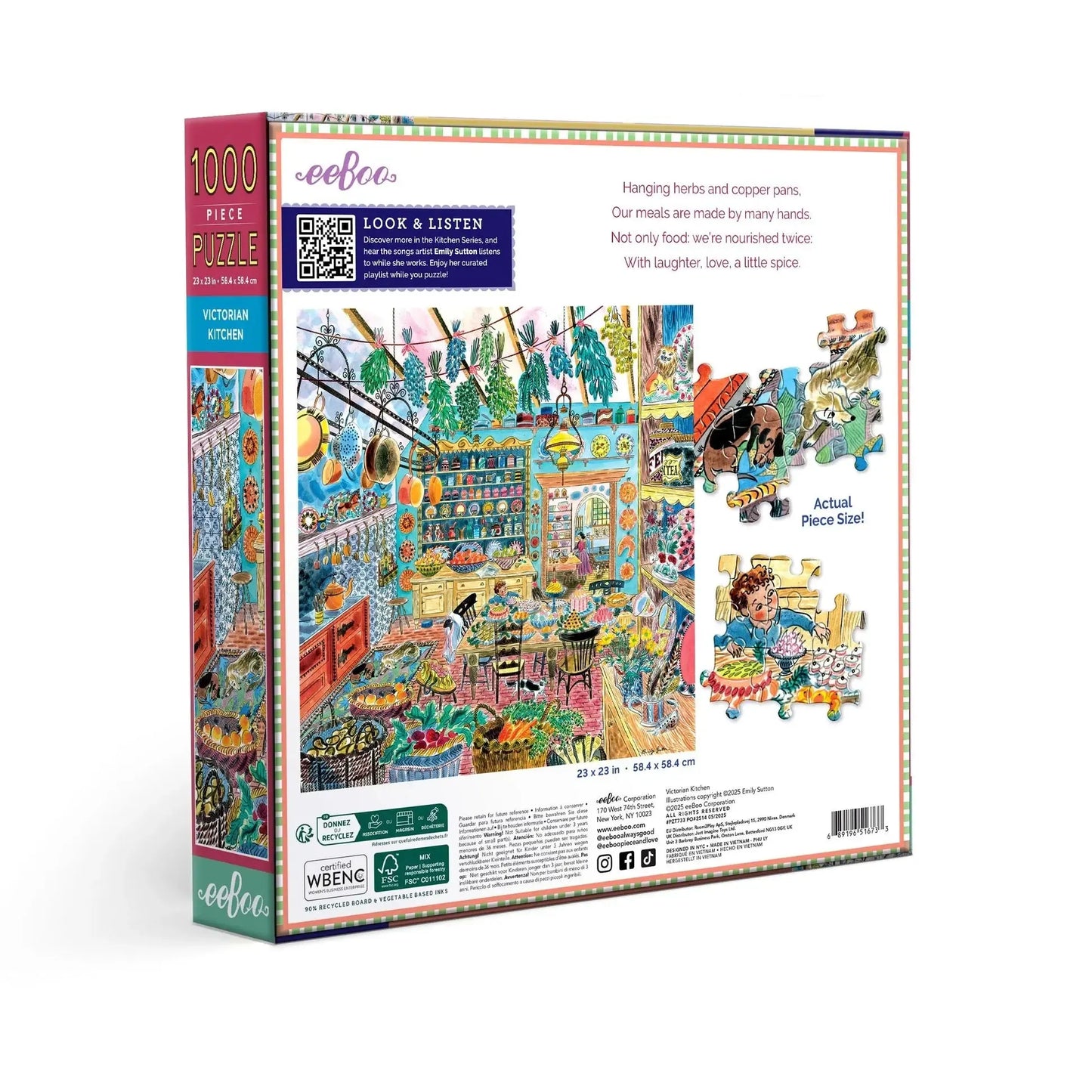 Victorian Kitchen 1000 Piece Jigsaw Puzzle eeBoo