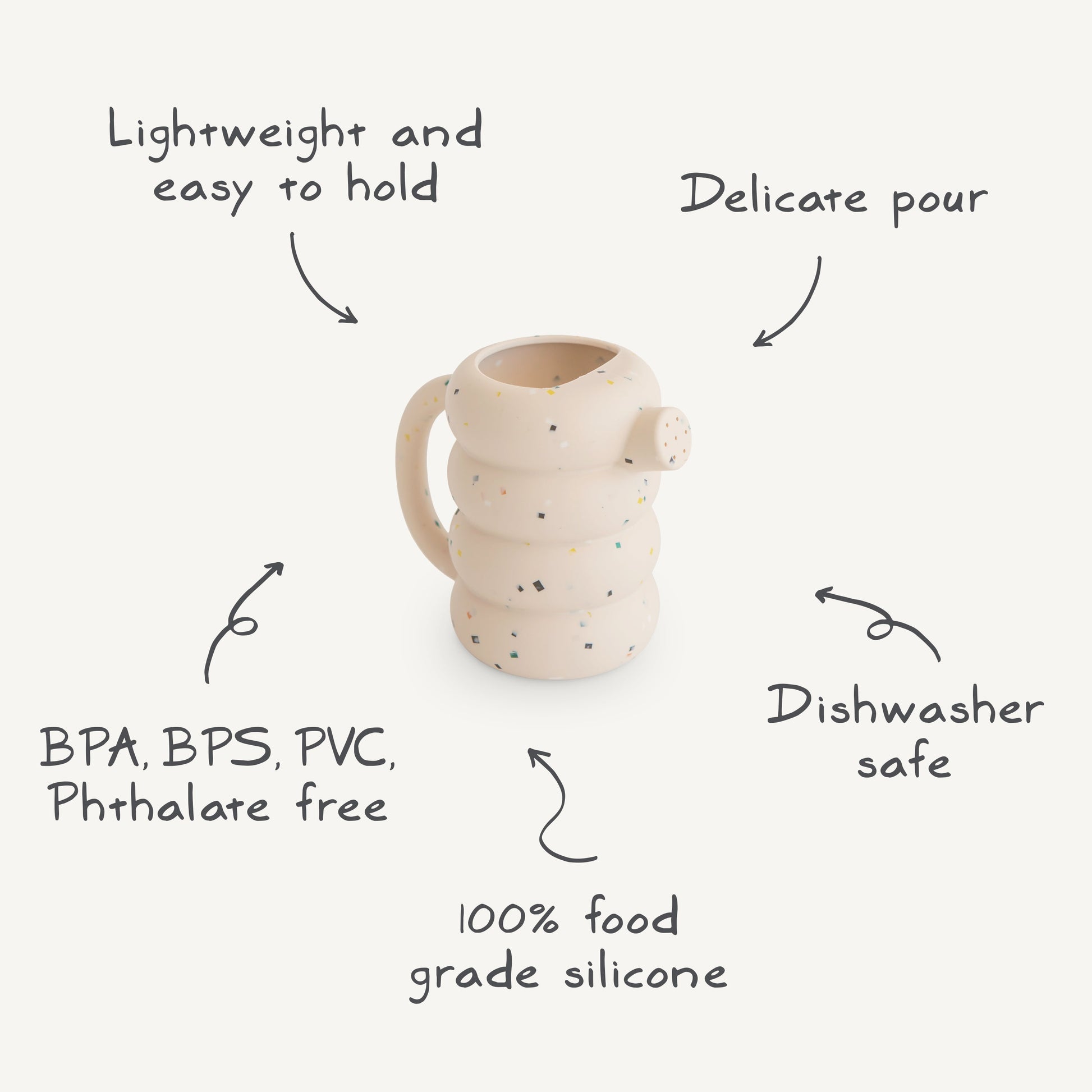 Silicone Watering Can - Chickadees Wooden Toys
