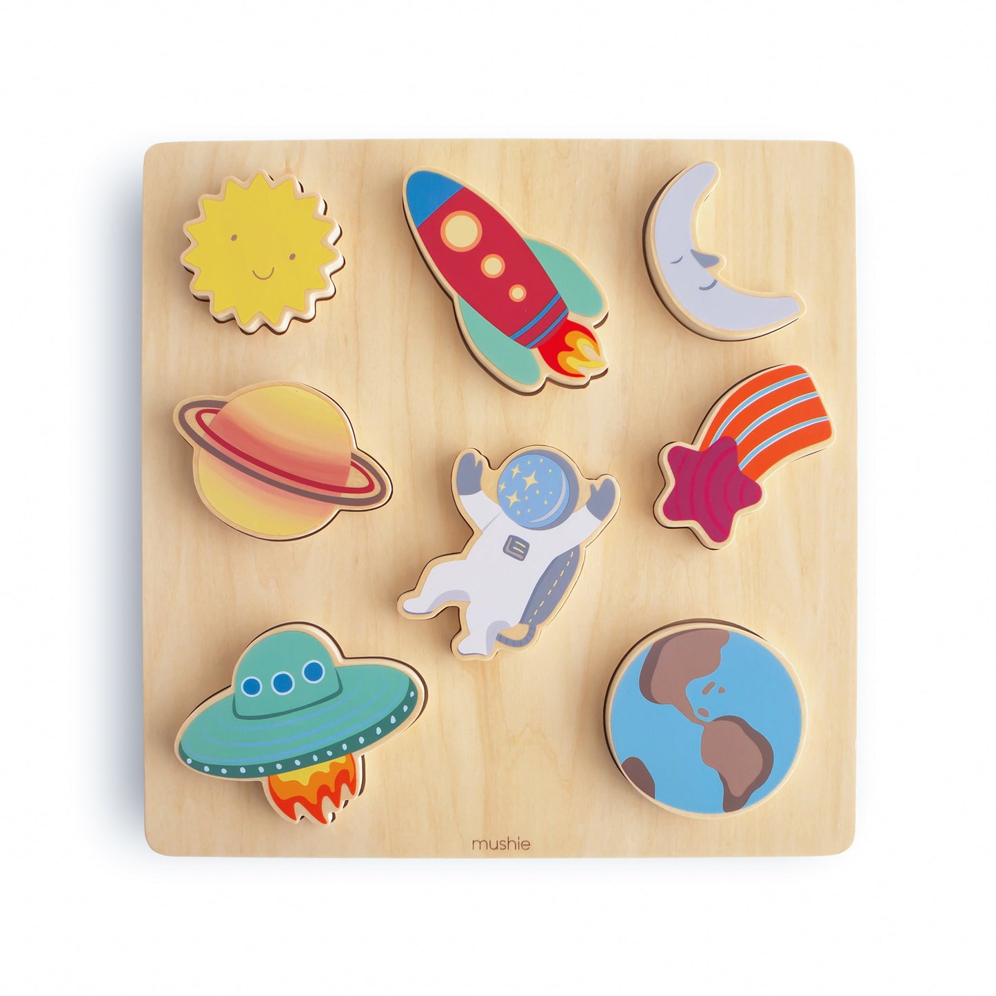 Wooden Space Puzzle - Chickadees Wooden Toys