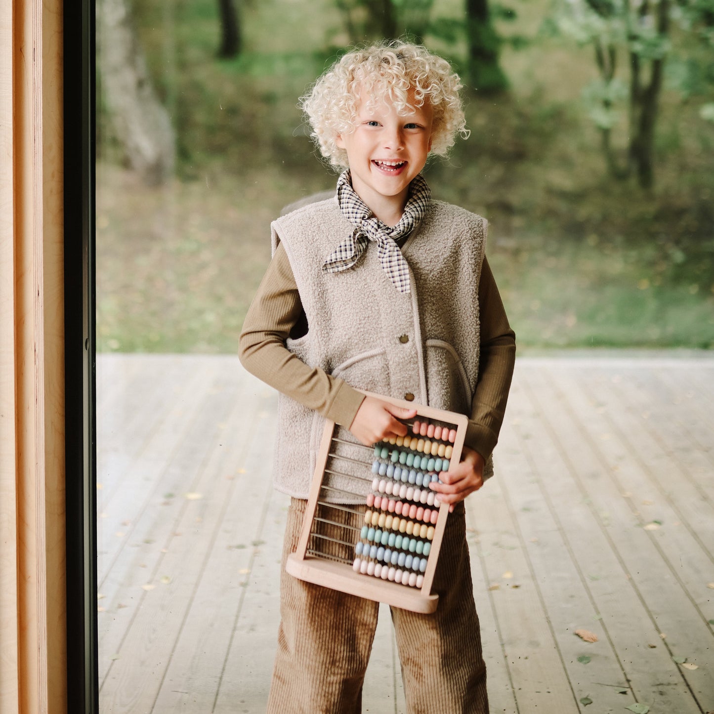 Wooden Abacus - Chickadees Wooden Toys