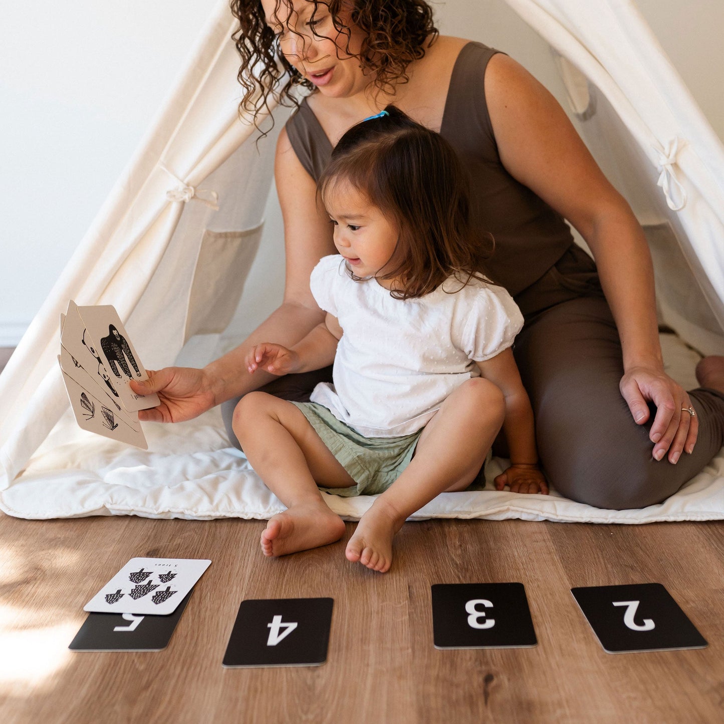 Nature Number Cards - Chickadees Wooden Toys