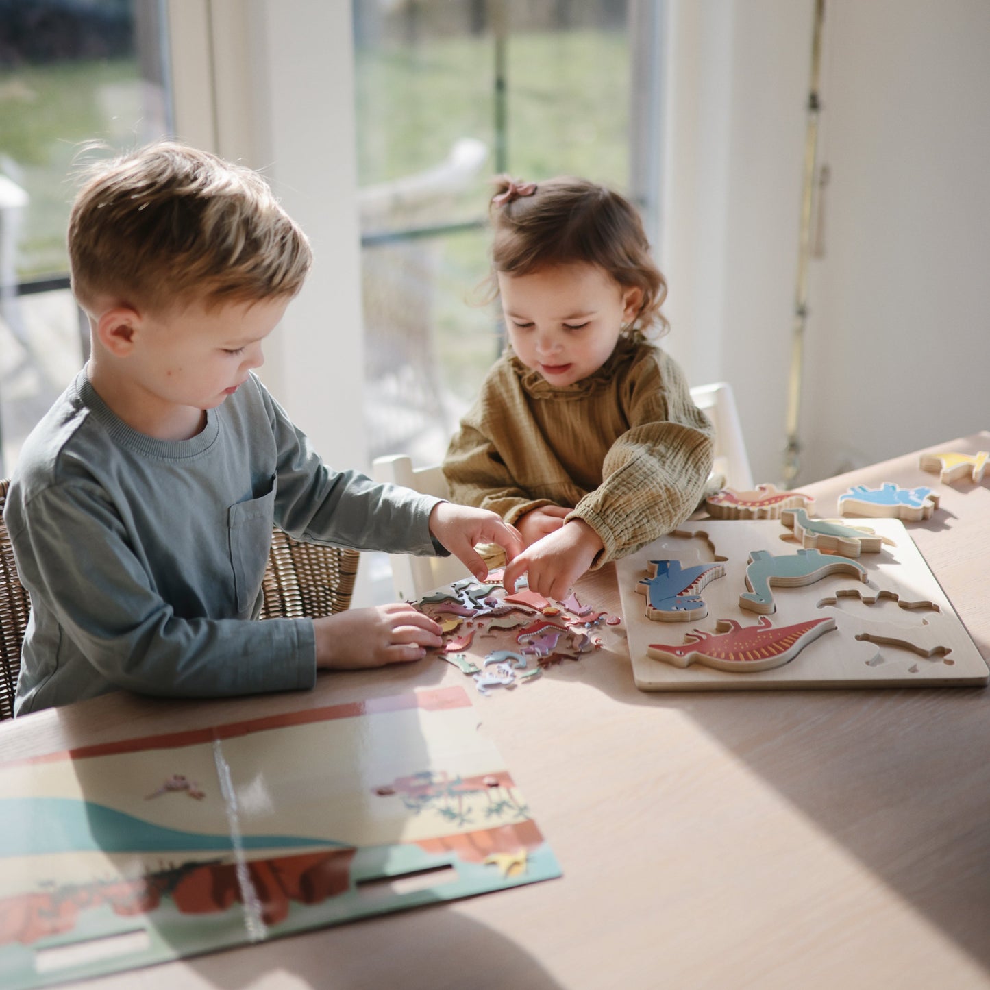 Reusable Dino Sticker Set - Chickadees Wooden Toys