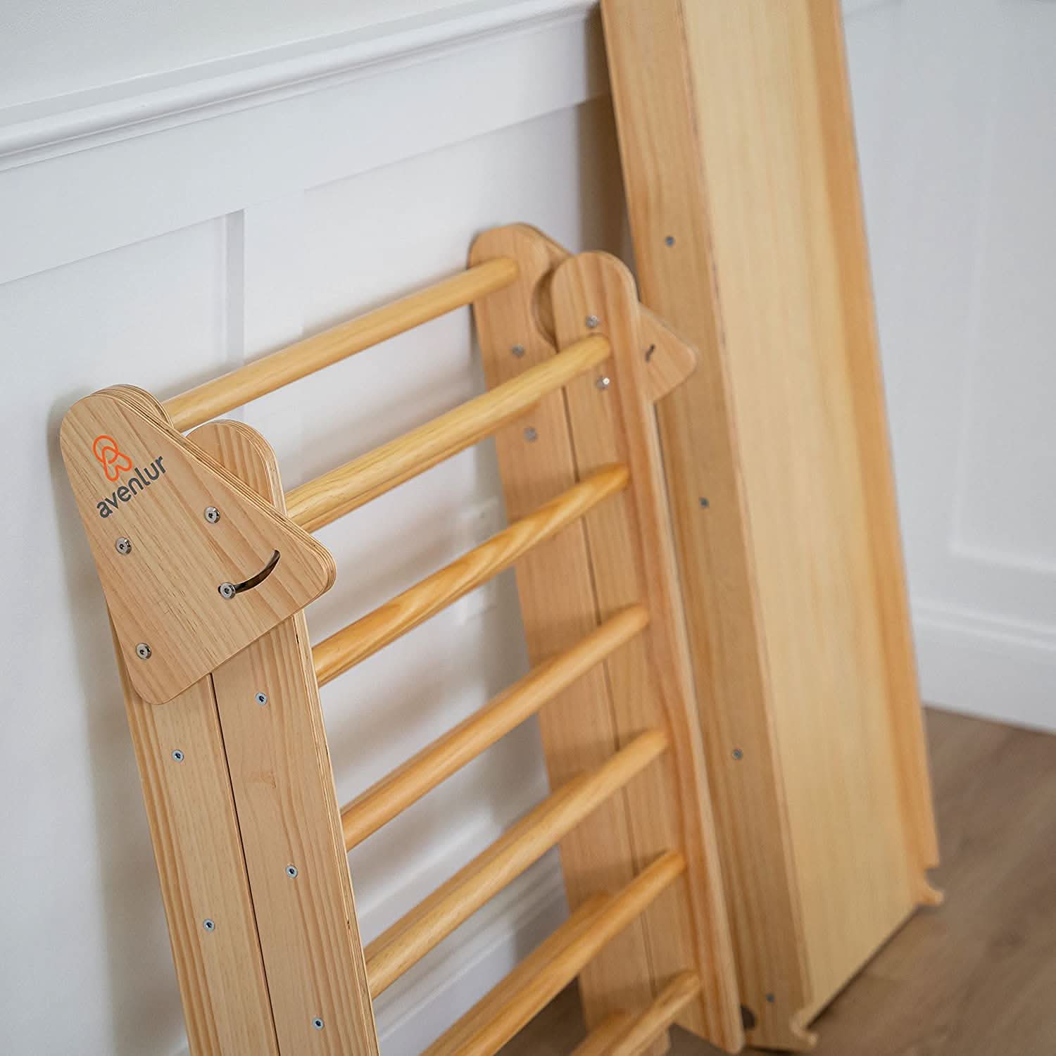 Hazel - Pikler Triangle Ladder & Rocker Set - Chickadees Wooden Toys