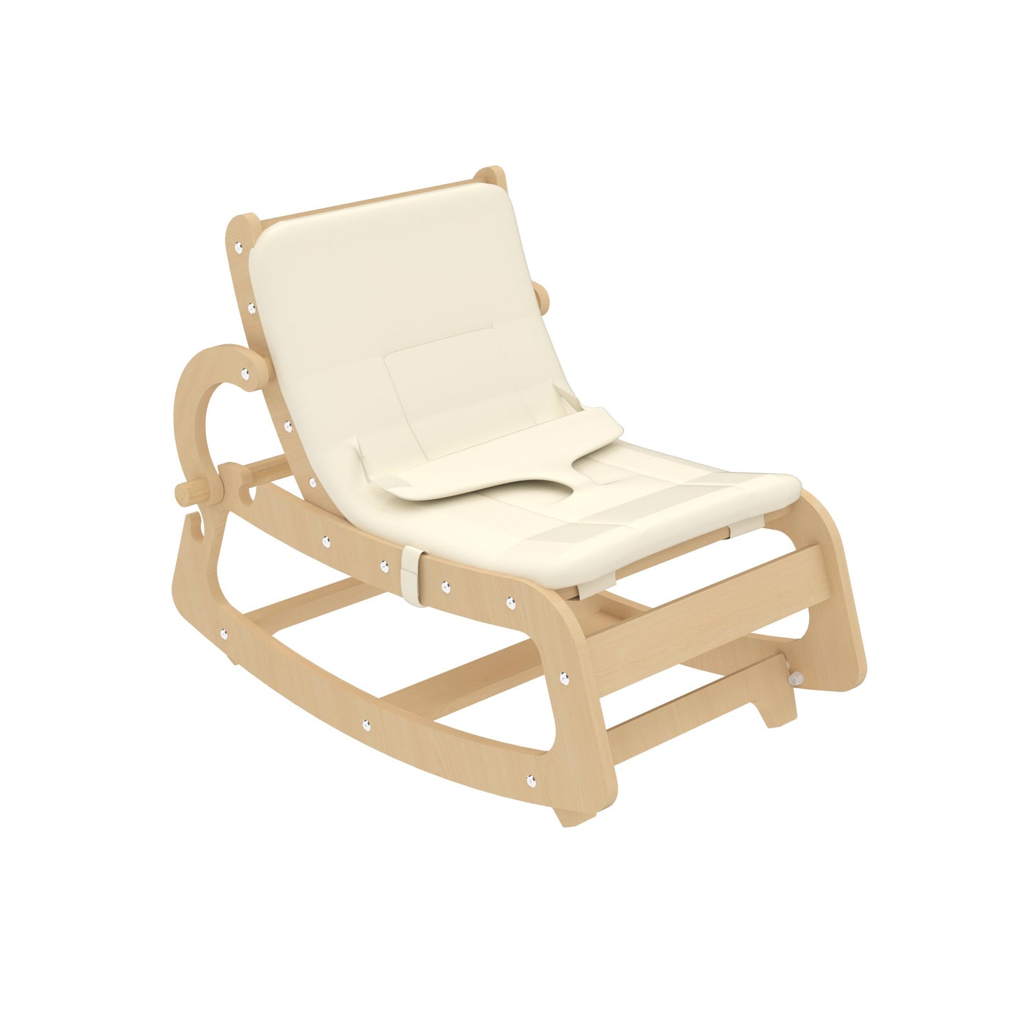 Avenlur Hemlock Wooden Baby Rocker – Soothing Infant Sleeper for Newborns - Chickadees Wooden Toys