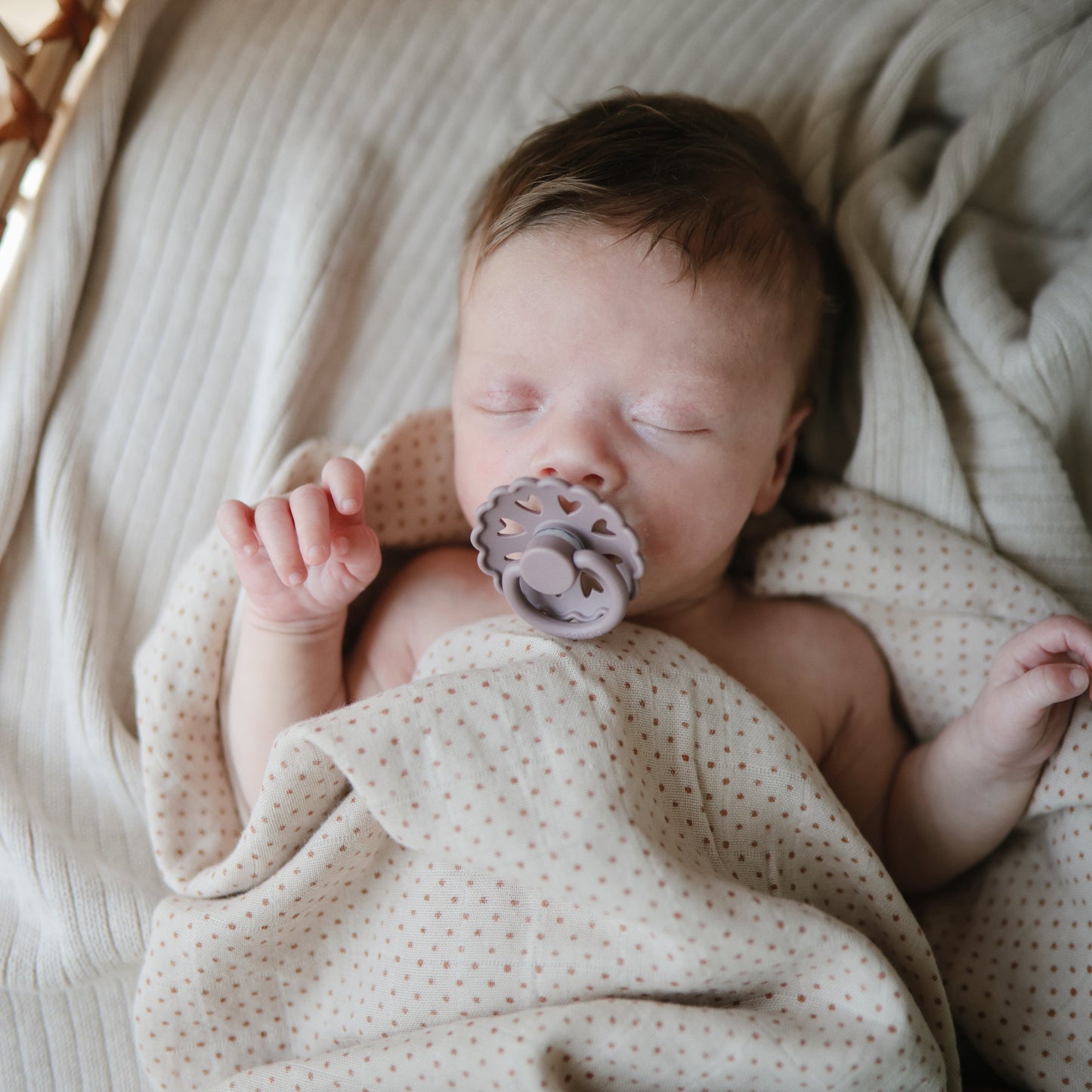 Organic Cotton Muslin Swaddle Blanket - Chickadees Wooden Toys