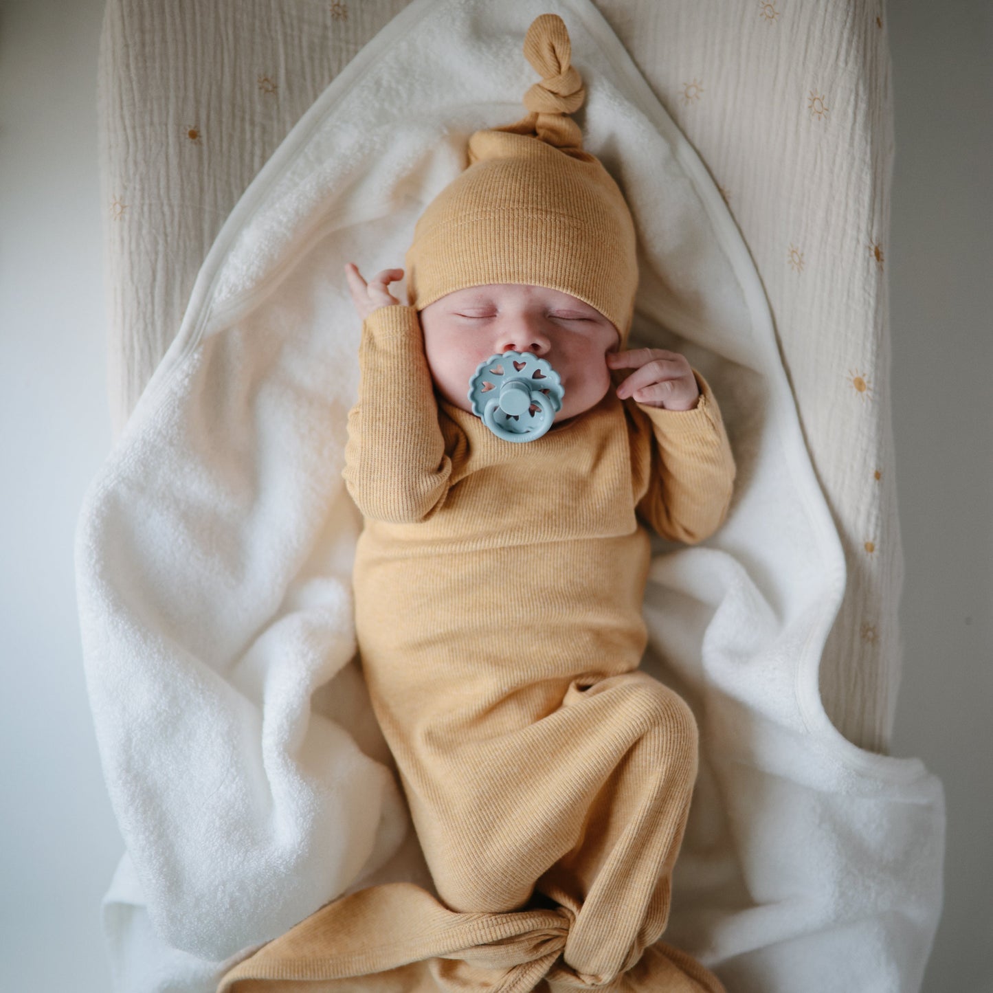 Organic Cotton Baby Hooded Towel - Chickadees Wooden Toys