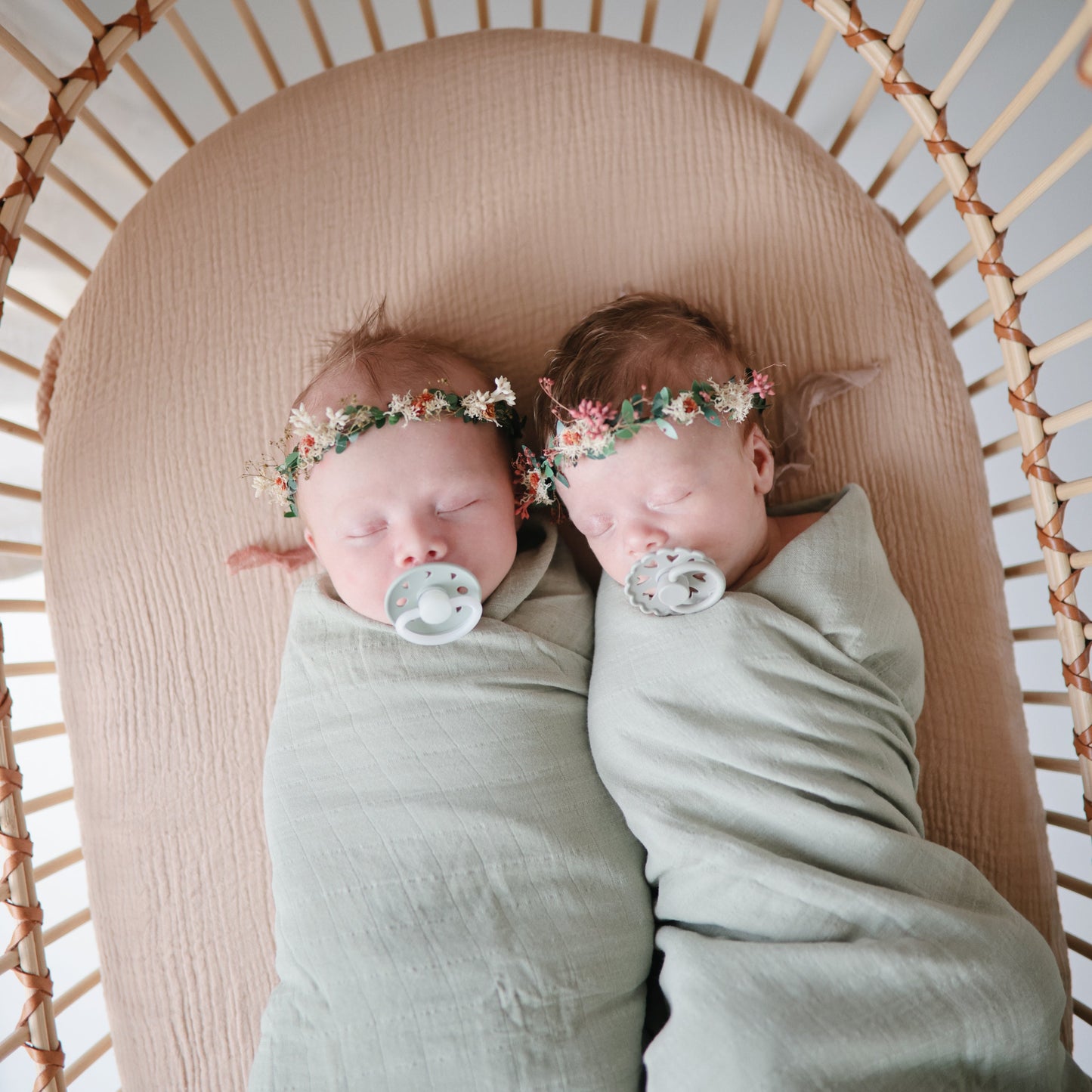 Mini Muslin Crib Sheet - Chickadees Wooden Toys