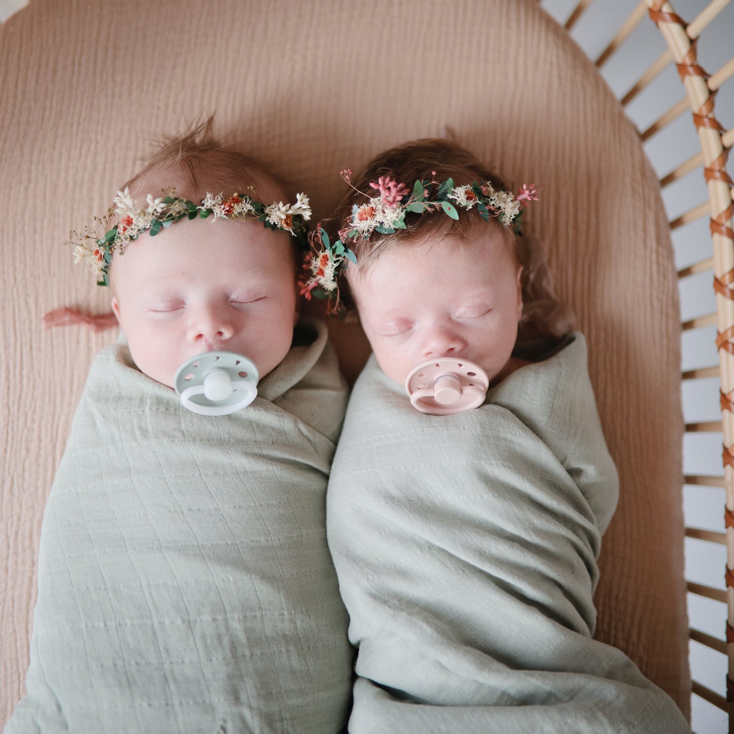 Organic Cotton Muslin Swaddle Blanket - Chickadees Wooden Toys