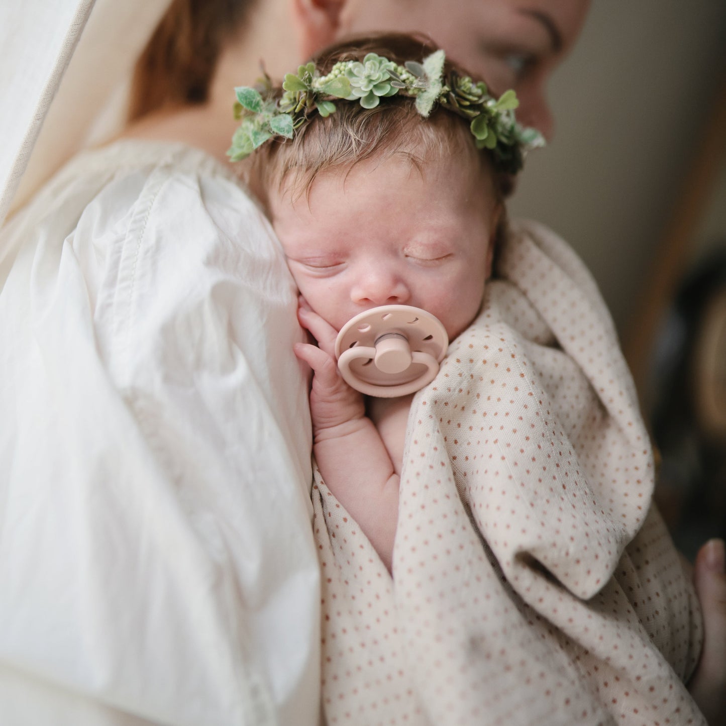 Organic Cotton Muslin Swaddle Blanket - Chickadees Wooden Toys
