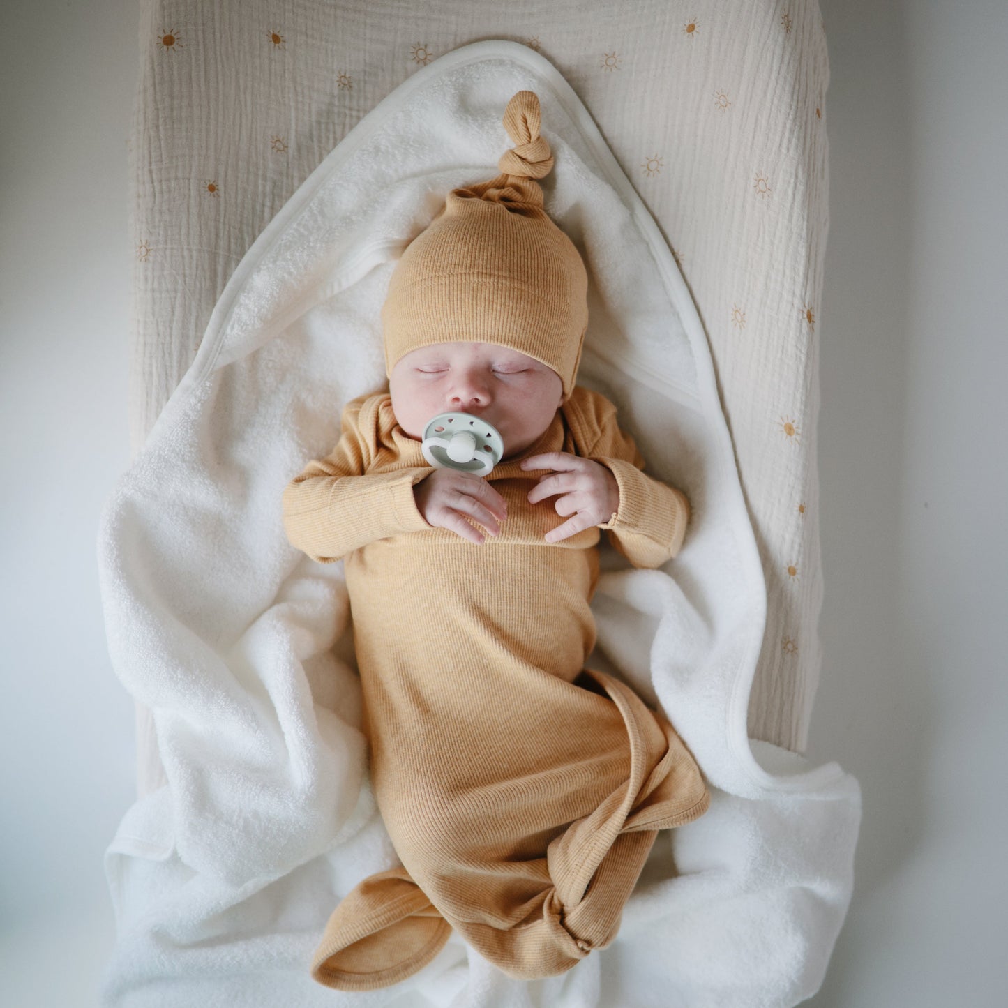 Ribbed Baby Beanie - Chickadees Wooden Toys