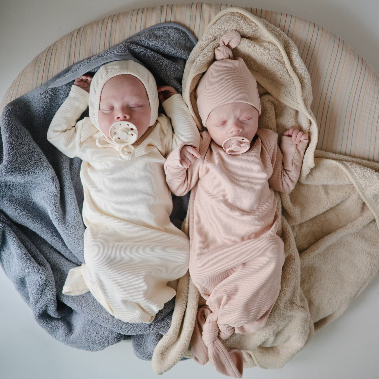 Organic Cotton Baby Hooded Towel - Chickadees Wooden Toys