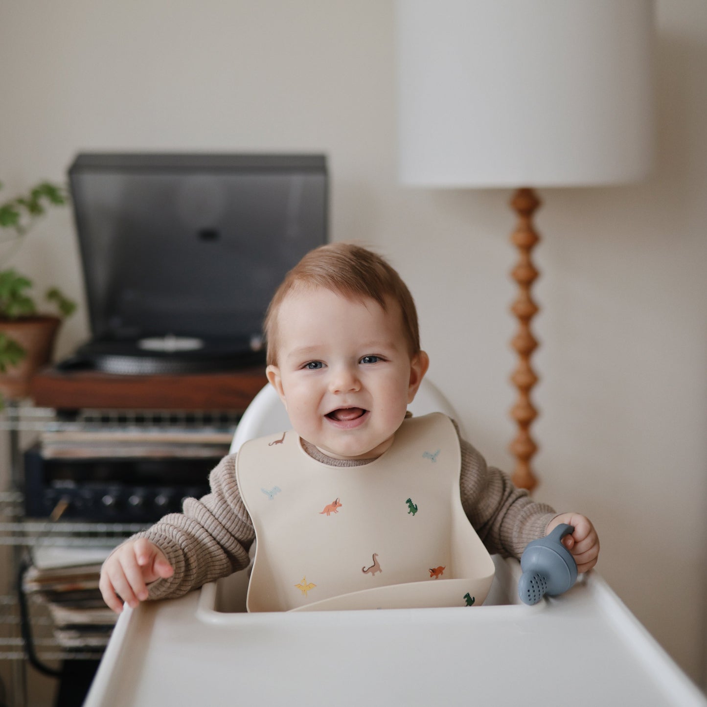 Silicone Baby Bib - Chickadees Wooden Toys