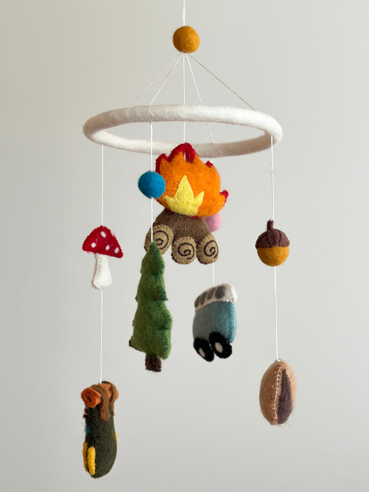 Baby Mobile - Camping - Chickadees Wooden Toys