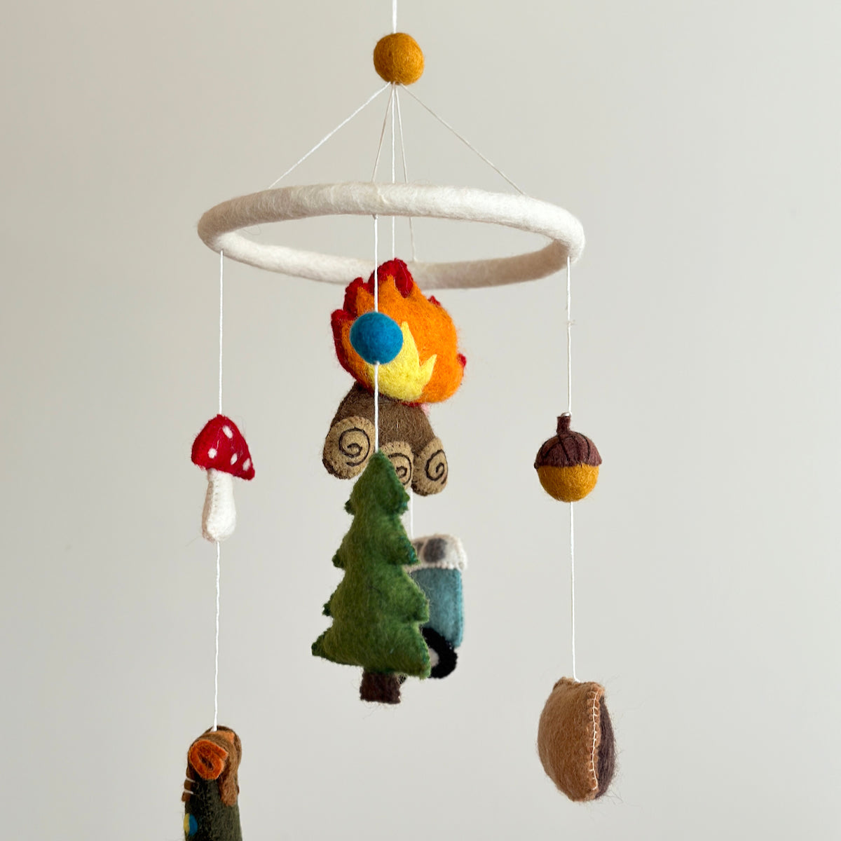 Baby Mobile - Camping - Chickadees Wooden Toys