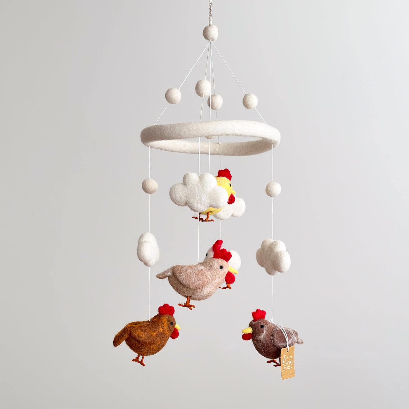 Baby Mobile - Chicken - Chickadees Wooden Toys
