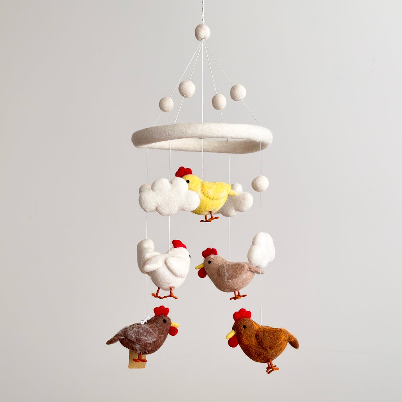 Baby Mobile - Chicken - Chickadees Wooden Toys
