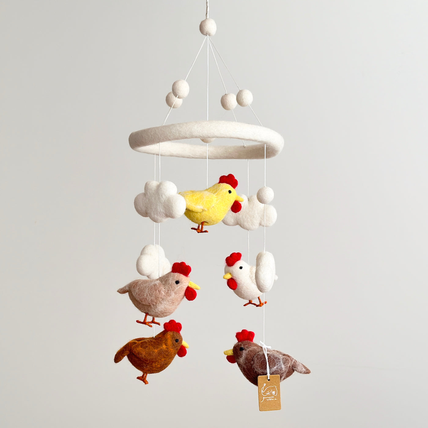 Baby Mobile - Chicken - Chickadees Wooden Toys