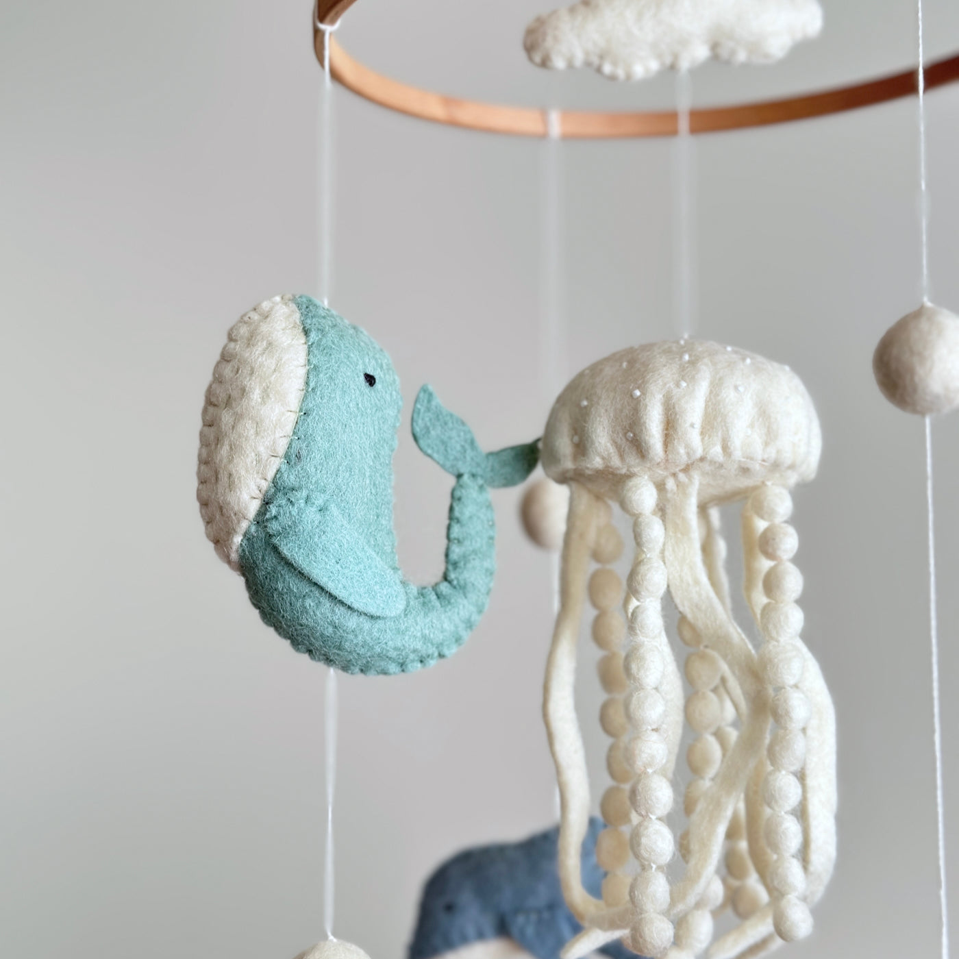 Baby Mobile - Jellyfish - Chickadees Wooden Toys