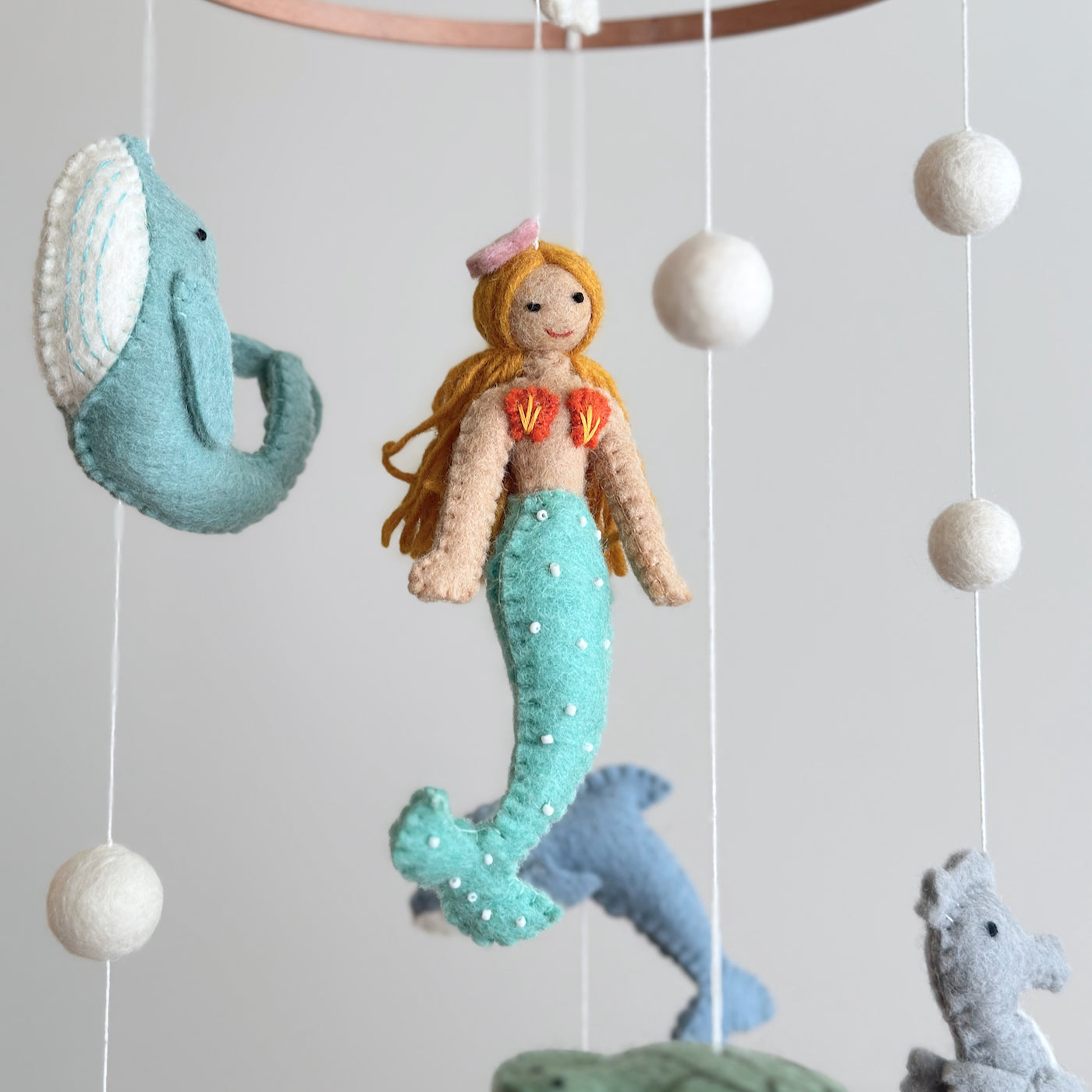 Baby Mobile - Mermaid - Chickadees Wooden Toys