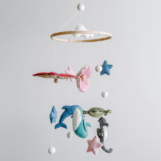 Baby Mobile - Sea Life - Chickadees Wooden Toys