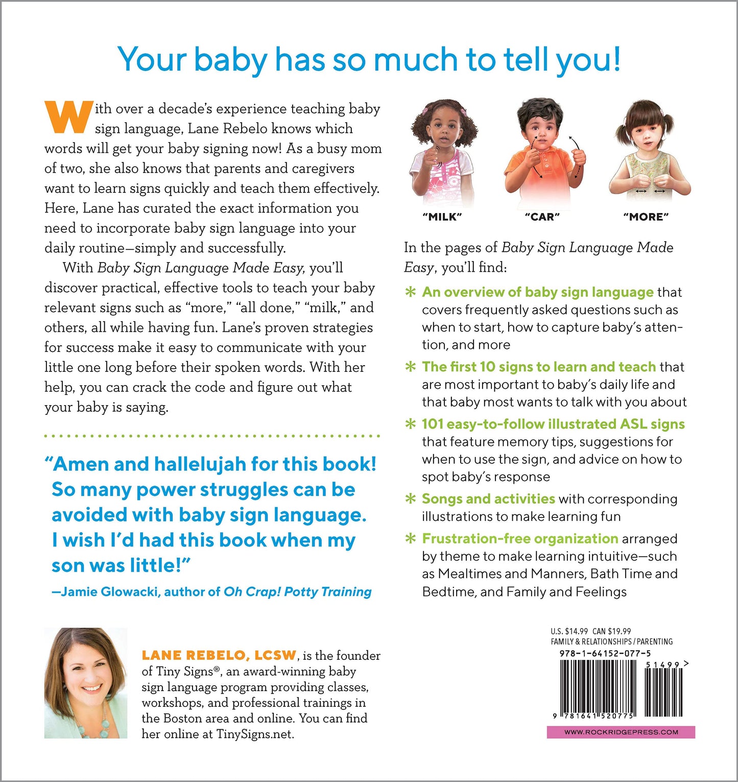 Baby Sign Language Made Easy: 101 Signs to Start Communicating with Your Child Now (Spiral Bound) - Chickadees Wooden Toys