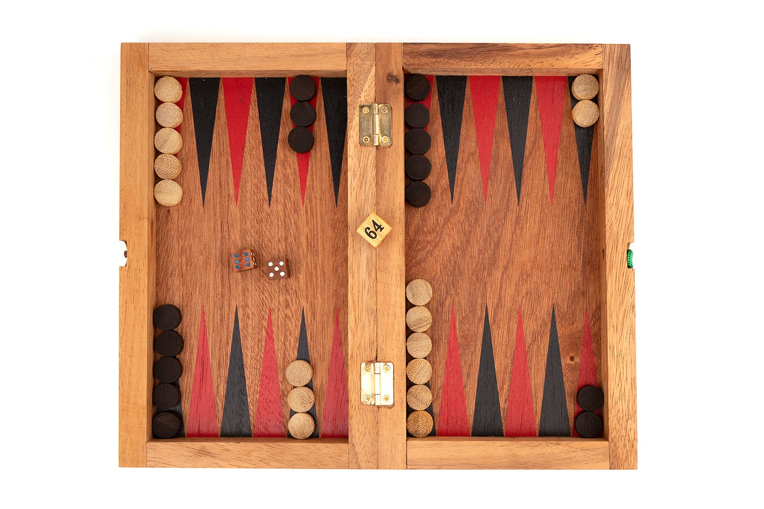 Backgammon & Checkers Board Game - Chickadees Wooden Toys