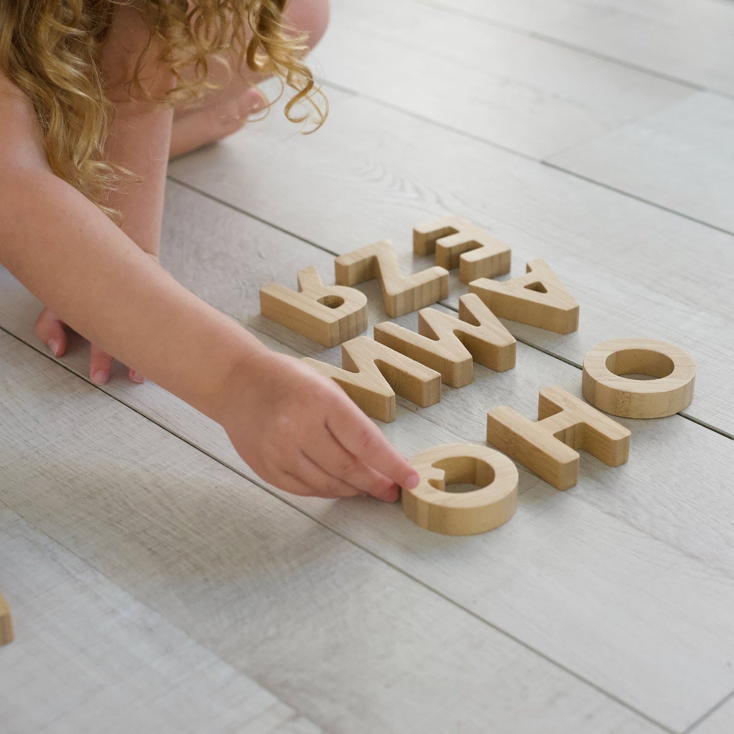 Bamboo Alphabet - Chickadees Wooden Toys