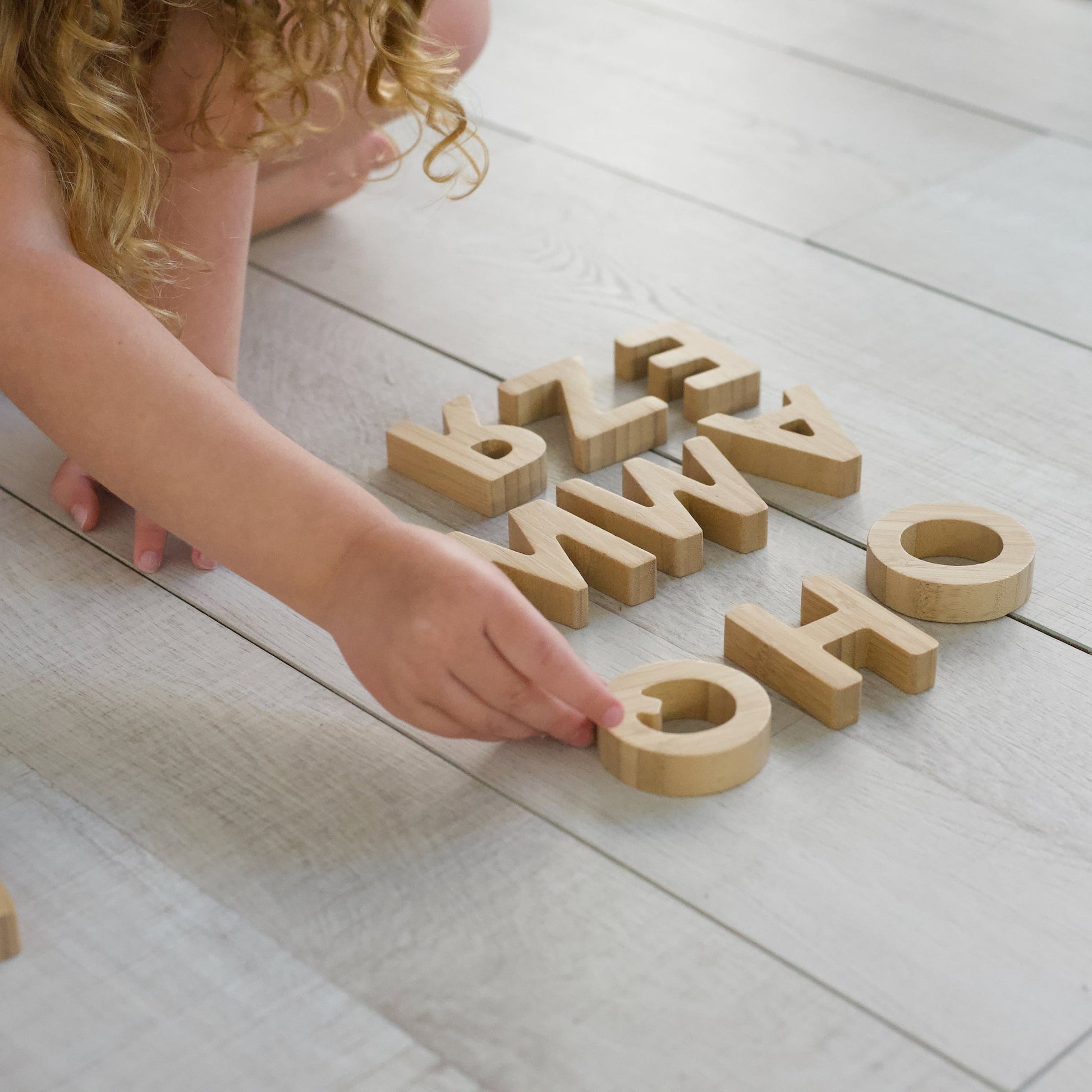 Bamboo Alphabet - Chickadees Wooden Toys