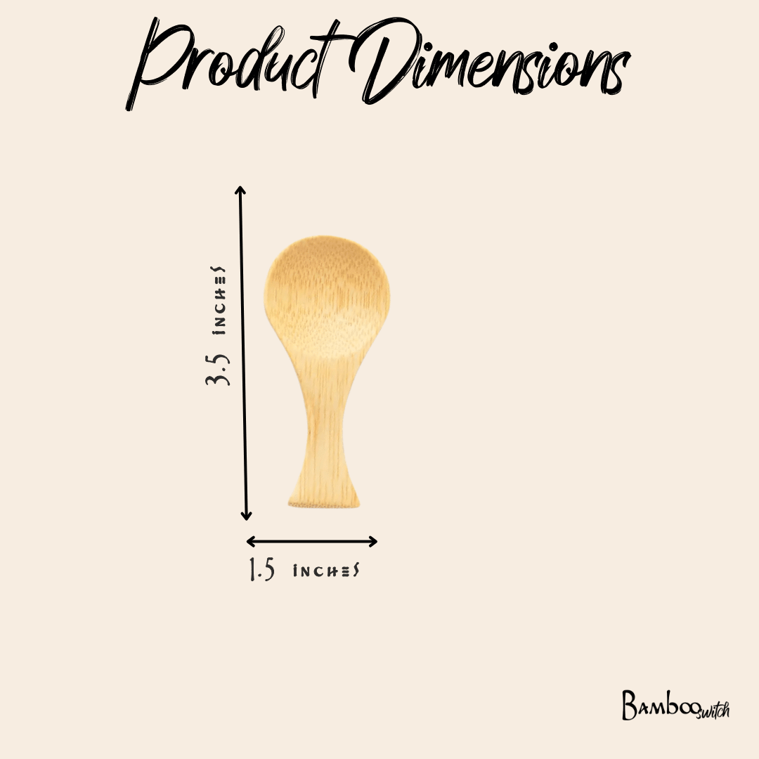 Bamboo Mini Spoon | Fish Tail - Chickadees Wooden Toys