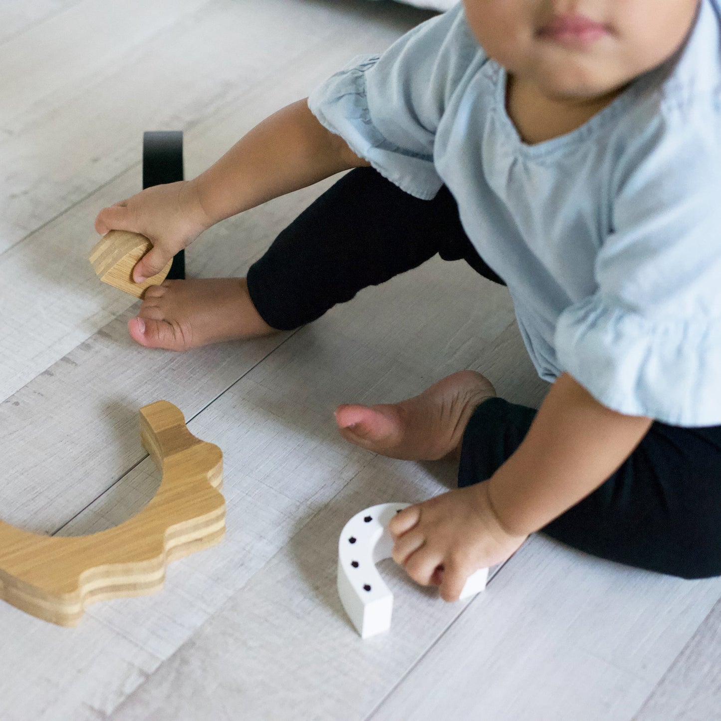 Bamboo Nesting Hedgehog - Chickadees Wooden Toys