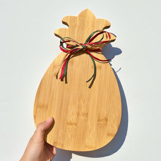 Bamboo Pineapple Cutting Board - Chickadees Wooden Toys