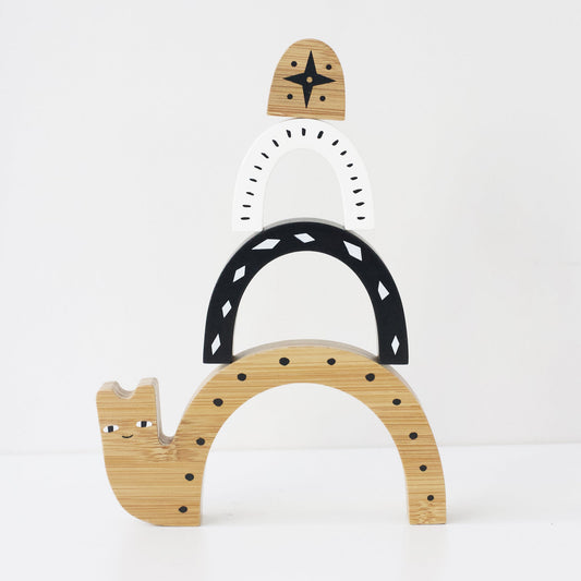 Bamboo Nesting Snail - Chickadees Wooden Toys